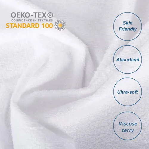 Vista 4 de Moonsea Protector de colchón de cuna impermeable, protector de colchón, protector de colchón superior suave para niños, sábana bajera transpirable