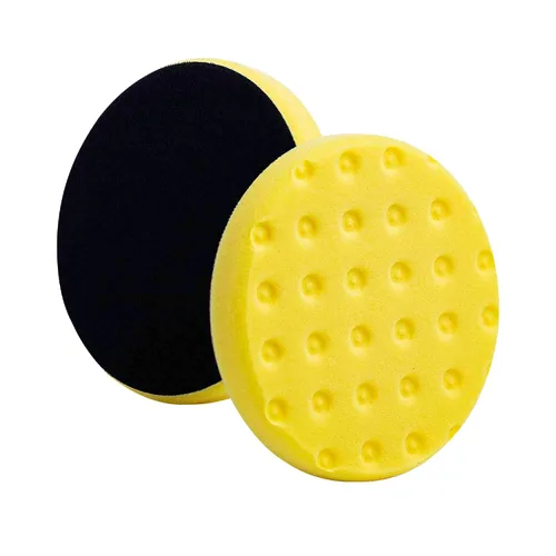 Vista 10 de Kit de almohadillas de espuma CCS de 3.5" (Set de 3) para corte ligero, pulido y acabado. Se ajusta a placa de apoyo de 3".
