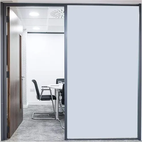 Vista 6 de Película de privacidad para ventana, película de vidrio opaco, sin pegamento, protección UV, autoadhesiva, para oficina o hogar, varios tamaños