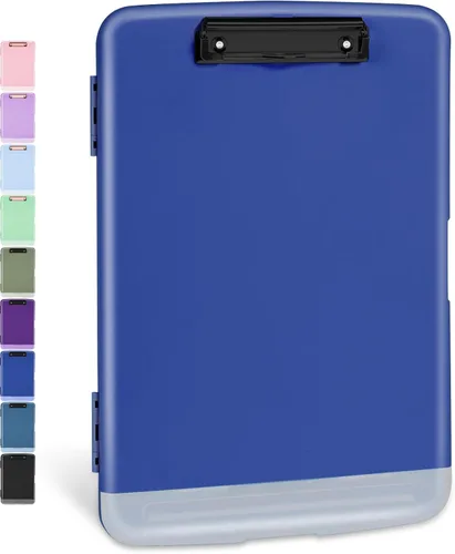 Vista 18 de Sooez Portapapeles con almacenamiento, tableros de clip de alta capacidad de 8.5 x 11 pulgadas con almacenamiento, carpeta de portapapeles