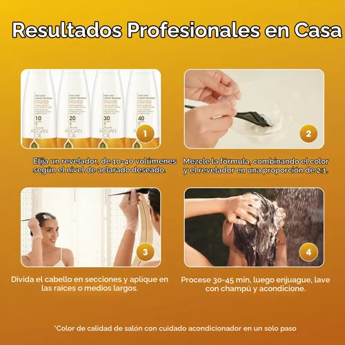 Vista 7 de One 'n Only Demi Tinte permanente para el cabello, castaño chocolate claro