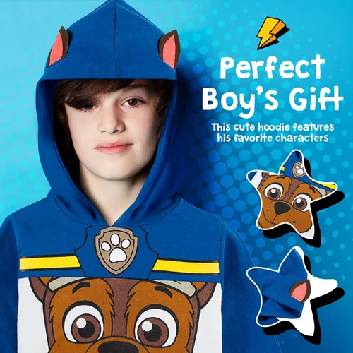 Vista 4 de Sudadera ligera con capucha de Paw Patrol para niños