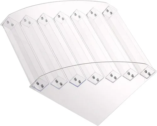 Vista 7 de Organizador de esmalte de uñas, bandeja de acrílico transparente para botellas de esmalte de uñas, soporte de mesa, soporte de almacenamiento