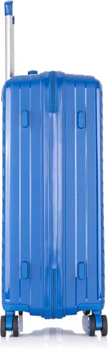 Vista 2 de Rockland Equipaje rígido de Praga con ruedas giratorias, Azul, Equipaje rígido de Praga con ruedas giratorias