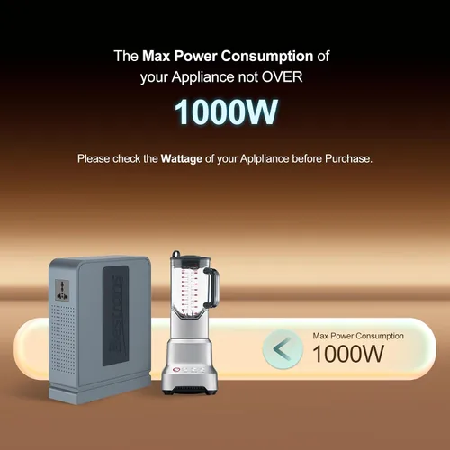 Vista 2 de Transformador elevador de 1000 W, convertidor de 110 V a 220 V, convertidor de voltaje resistente de 110 V-120 V a 220 V-240 V con dos tomas