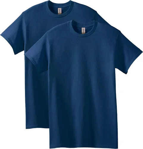 Vista 34 de Gildan Camiseta de algodón pesado para adultos, estilo G5000, paquete múltiple Gris ceniza (paquete de 2)