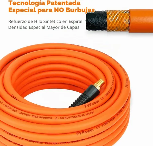 Vista 5 de Kit de accesorios para compresor de aire de 22 piezas con manguera