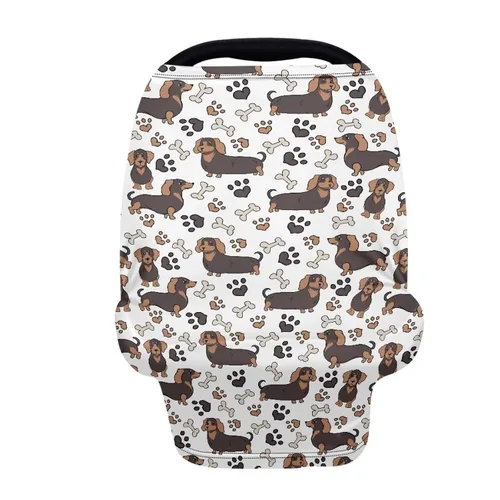 Vista 20 de Binienty Axolotl - Toldo para asiento de automóvil para mujer, diseño de delfín, con estampado de animales, para lactancia, estirable