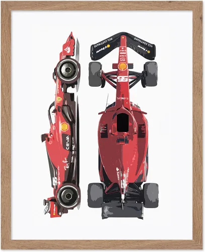 Vista 33 de Poster Master Póster de carreras de autos 2023, impresión de autos de carreras, arte de carreras de autos deportivos, regalo para hombres, mujeres