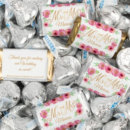 Vista 14 de 128 piezas de dulces de boda personalizados en miniatura y besos