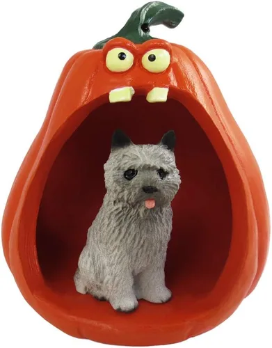 Vista 165 de Conversation Concepts Figura de Corgi galés de Halloween y calabaza Welsh Corgi Pembroke