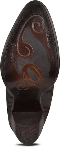 Vista 9 de Cuadra Botas altas de mujer en piel bovina con cremallera marrón