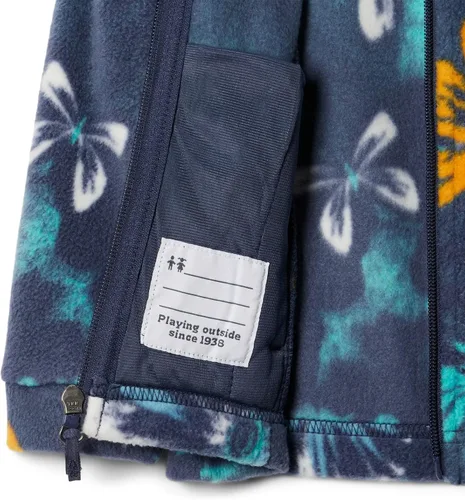 Vista 3 de Columbia Chaqueta de vellón estampada Benton Springs II para niñas