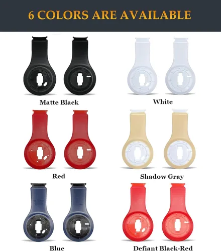 Vista 5 de Accesorios de Studio 3 iguales a los del OEM Studio3, piezas de repuesto de carcasa interior duradera, kit de reparación de panel de auriculares Azul