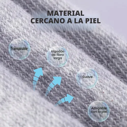 Vista 3 de 6/12 pares de calcetines de algodón de corte bajo para hombres y mujeres Multi