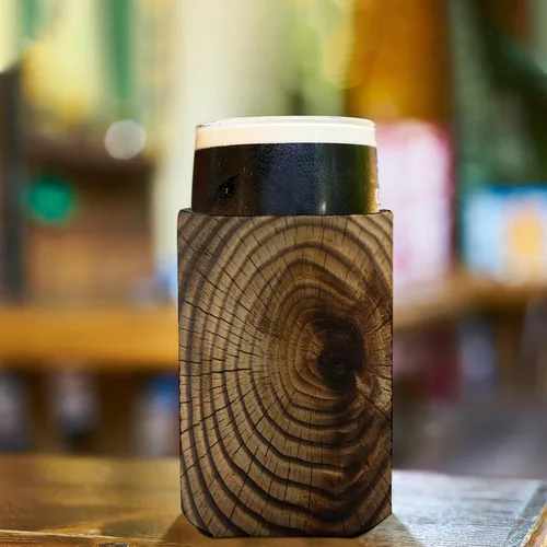 Vista 5 de Tree Rings Cup Sleeve Reusable Iced Coffee Sleeves Insulator Sleeve for Cold Beverages Standard Can Covers Non-slip Beer Bottle Sleeves Elasticity