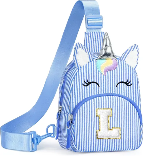 Vista 64 de YOOLIFE Regalos de cumpleaños para niñas y niños, bolsa de unicornio, Azul