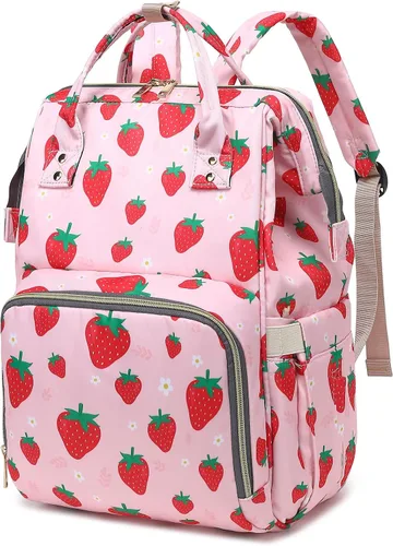Vista 13 de Mochila de mariposa para laptop para mujeres y hombres, mochila escolar universitaria de 15.6 pulgadas para trabajo, escuela, viajes, negocios