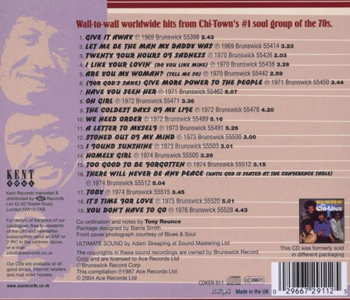 Vista 2 de The Best Of The Chi-Lites: The Original Brunswick Recordings 1969-1976