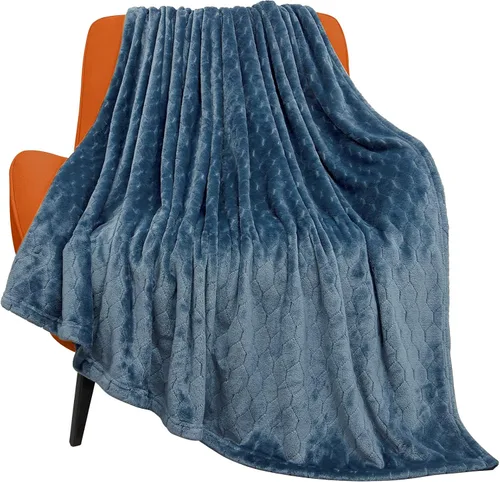 Vista 11 de TOONOW - Manta decorativa de vellón, mullida, supersuave, esponjosa y con patrón geométrico, de franela de microfibra, para sillón, cama y sofá