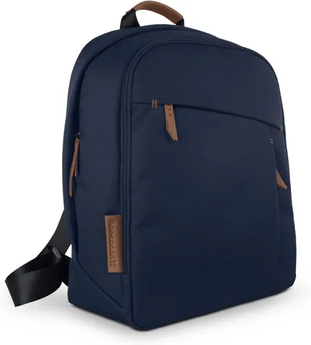 Vista 25 de UPPAbaby Mochila cambiador - Bolsillo para botella y portátil, funda para carrito - Ada Ada-sand Melange Cuero Castaño