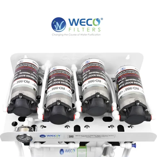 Vista 2 de WECO Sistema de filtro de agua de ósmosis inversa comercial HydroSense Light (HydroSense-0500DI)