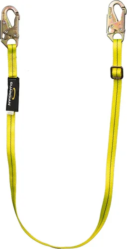 Vista 6 de Guardian Fall Protection 01285 SSAWL4-6 Cordón ajustable con absorción de golpes de 4 pies a 6 pies