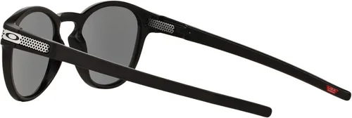 Vista 5 de Oakley Latch lentes de sol redondos, no polarizados, para hombre, negro, 53 mm
