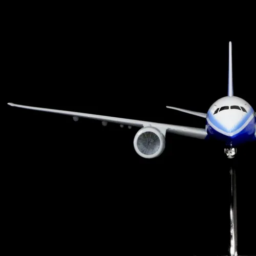 Vista 5 de 24-Hours Boeing 787 modelo de avión Modelo de metal de aleación de avión fundido a presión 1:400