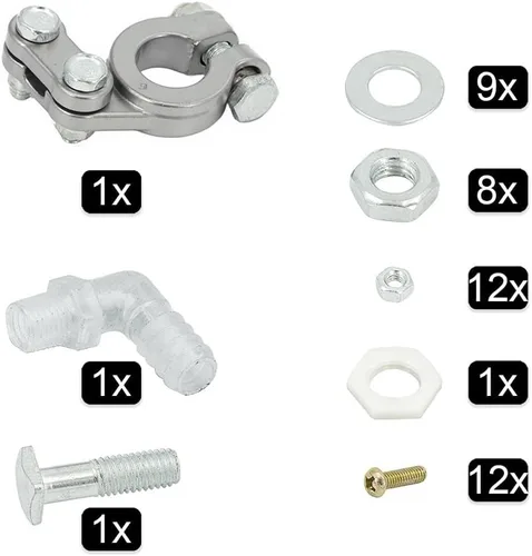 Vista 5 de Kit completo de reubicación de caja de batería de aluminio, kit universal Billet Race Off Road para todos los coches