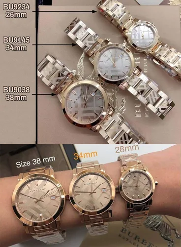 Vista 6 de Reloj de pulsera Swiss Rare BU9145 para mujer con esfera dorada grabada de 1339in Oro La ciudad