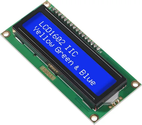 Vista 7 de 4 unids LCD1602 1602 módulo LCD pantalla azul 16x2 carácter pantalla LCD con IIC I2C interfaz serie adaptador módulo