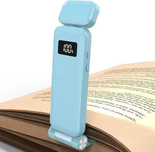 Vista 15 de KTEBO Luz de libro recargable para leer en la cama, lámpara de lectura de 1 Negro