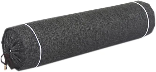 Vista 2 de Brillante stone-cervical almohadas cojín de lino de dulces de colores largo cilíndrico almohada almohada de dormir de algodón lavable 5.9" × 23.6