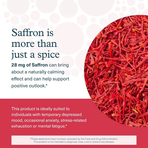 Vista 5 de Youtheory Saffron Advanced con Rhodiola, 60 unidades (1 botella)