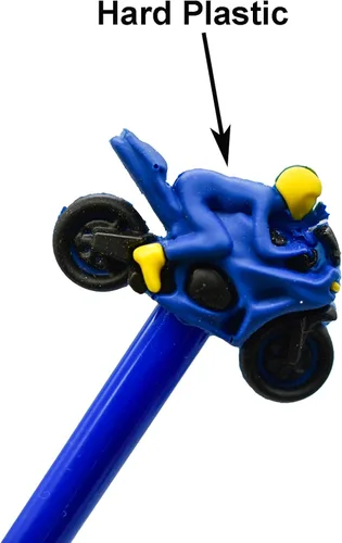 Vista 6 de Maydahui 12 bolígrafos geniales para automóvil, divertidos bolígrafos de gel de carreras de motocicleta en tinta negra para niños, escuela, oficina