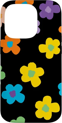 Vista 17 de Cute Flower Pattern Multicolor Wildflower Floral Yellow Case for iPhone 17