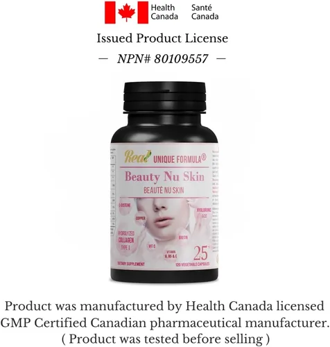 Vista 8 de Top Beauty - Suplemento para la piel, para adultos con colágeno hidrolizado, ácido hialurónico, L-cisteína, vitamina C, cobre, vitamina B5