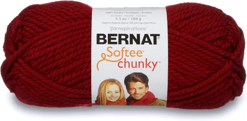 Vista 11 de Ovillo sólido Bernat Softee Chunky, otro, rosado bebé, Paquete de 1