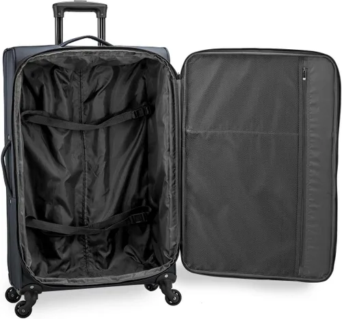 Vista 2 de US Traveler - Equipaje extensible con ruedas giratorias y costado blando Anzio Gris oscuro US08120G