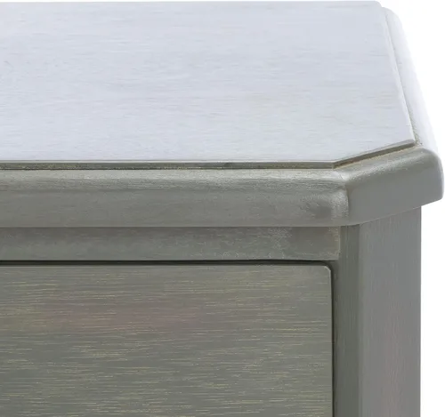 Vista 4 de Safavieh American Homes Collection Joe - Mesa auxiliar, color gris francés Gris cenizo