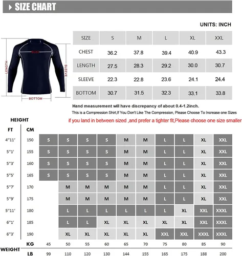 Vista 7 de Camisetas de manga larga para hombre, con protección solar UPF 50+, Jiu Jitsu, para deportes, fitness, gimnasio, natación