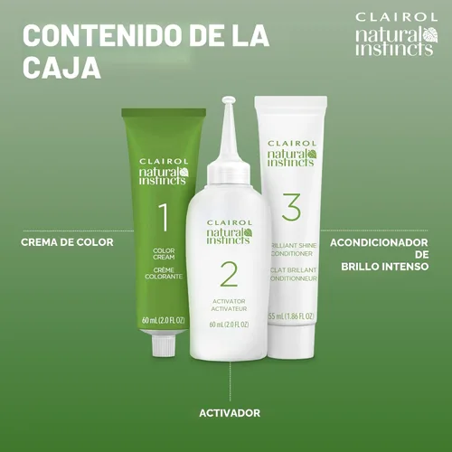 Vista 10 de Clairol Natural Instincts - Tinte semipermanente para el cabello, color negro 2, paquete de 1 unidad