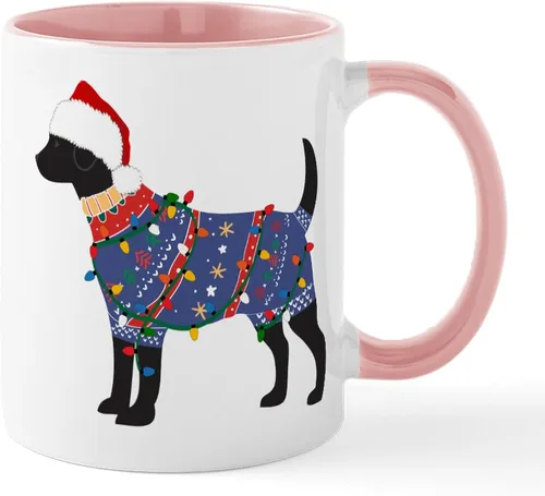 Vista 33 de CafePress Black Lab Mug Taza de café de cerámica de 11 oz (11.0 fl oz)