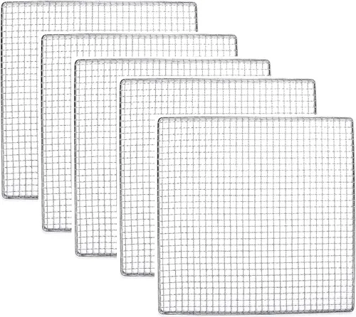 Vista 6 de Bright Kitchen - Bandeja de acero inoxidable compatible con deshidratador Excalibur de repuesto, pantalla de malla para estante de alimentos