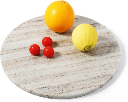Vista 27 de Koville Tabla de cortar de mármol para cocina, tabla grande de quesos de losa de mármol de 16 x 12 pulgadas, tabla de servir rectangular