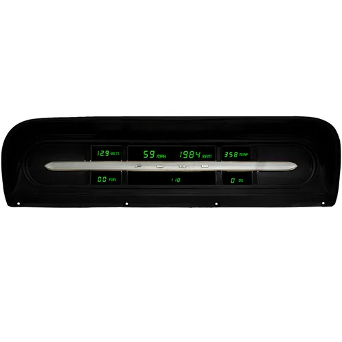 Vista 6 de Intellitronix Panel de repuesto LED digital para salpicadero compatible con Ford Truck 1967-1972 DP1009B (azul)