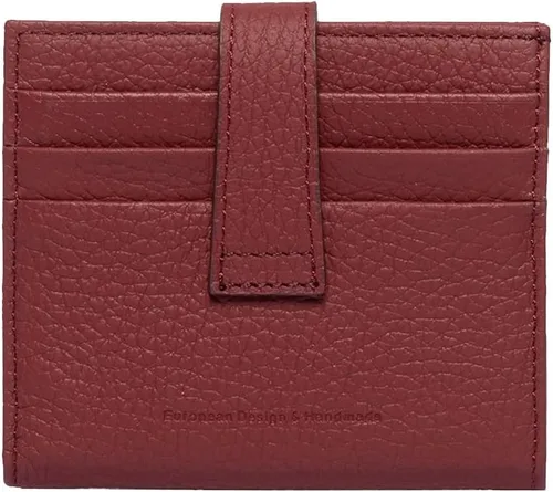 Vista 20 de Grande -3803 Cartera unisex, Azul (Iced Blue), Cartera delgada de cuero con cierre a presión pequeño