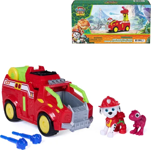 Vista 10 de PAW Patrol The Dino Movie Chase Dino Rescue Cruiser Vehículo de juguete