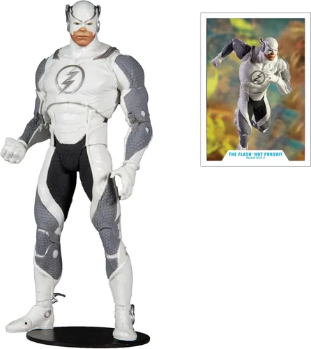Vista 3 de McFarlane Toys DC Multiverse The Flash 'Hot Pursuit' - Figura de acción de 7 pulgadas DC Multiverse Injustice - Figura de acción de 7 pulgadas
